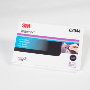 3M 02044<br> 3M™ Wetordry™ Abrasive Sheet 401Q, 02044, 2000, 5-1/2"x 9", 50 Sheets