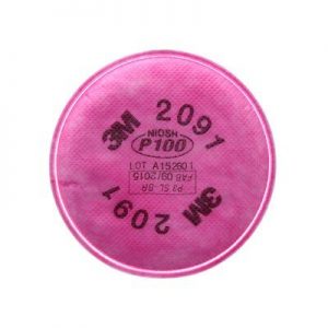 3M 2091 <br> PARTICULATE FILTER, 2091, P100